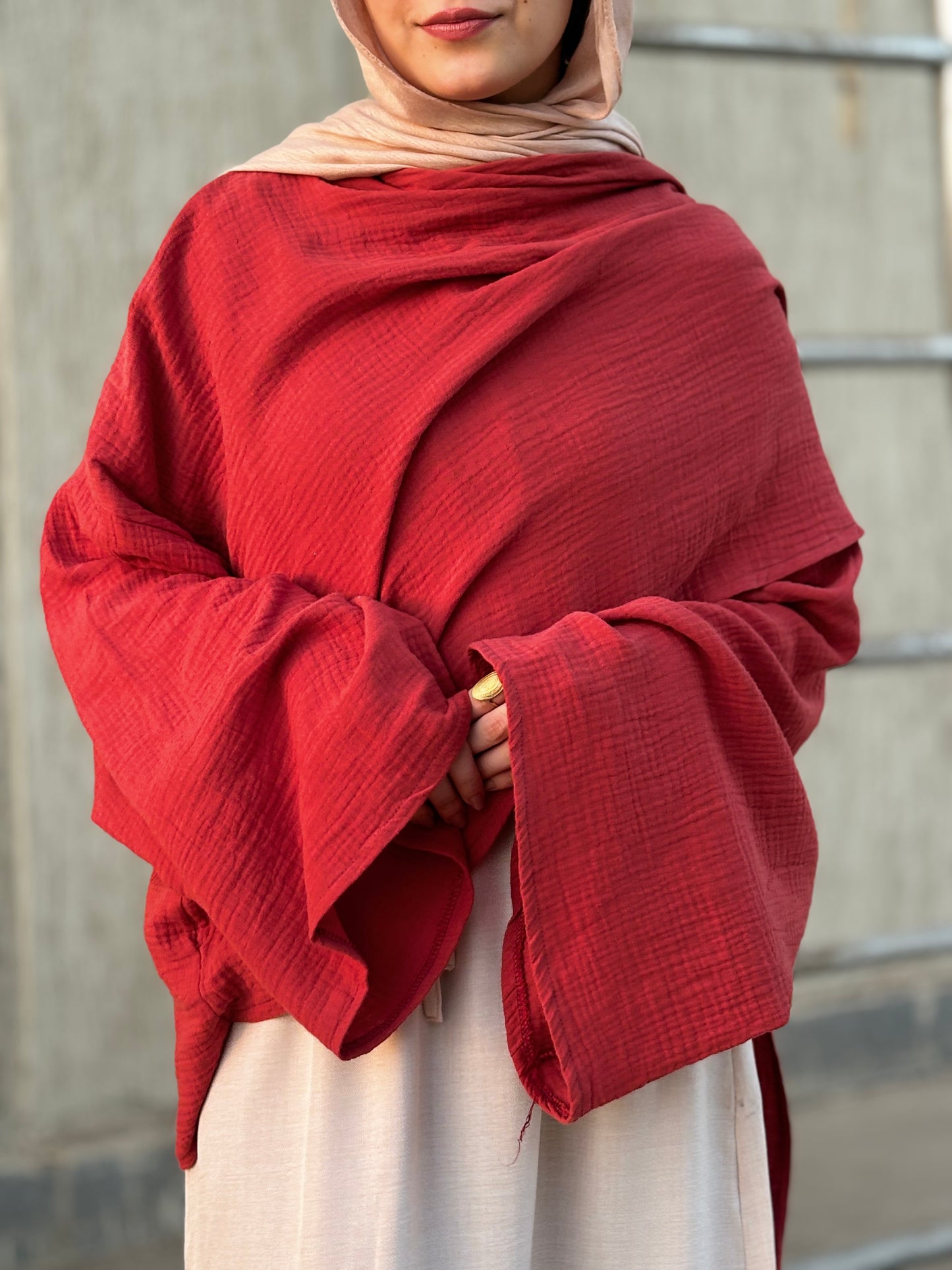 Roya capped blouse - orange