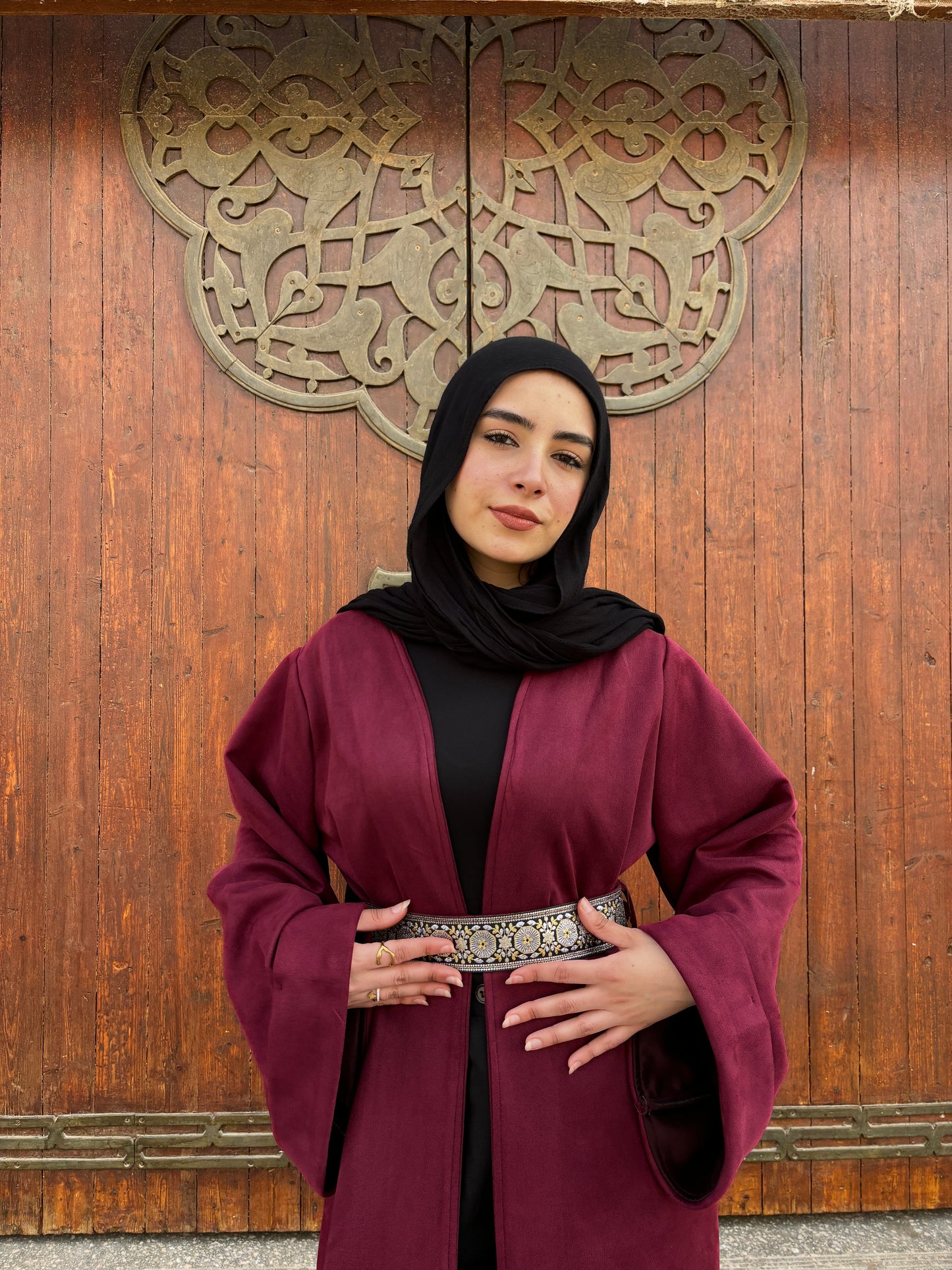 Burgundy Moonlight Kaftan
