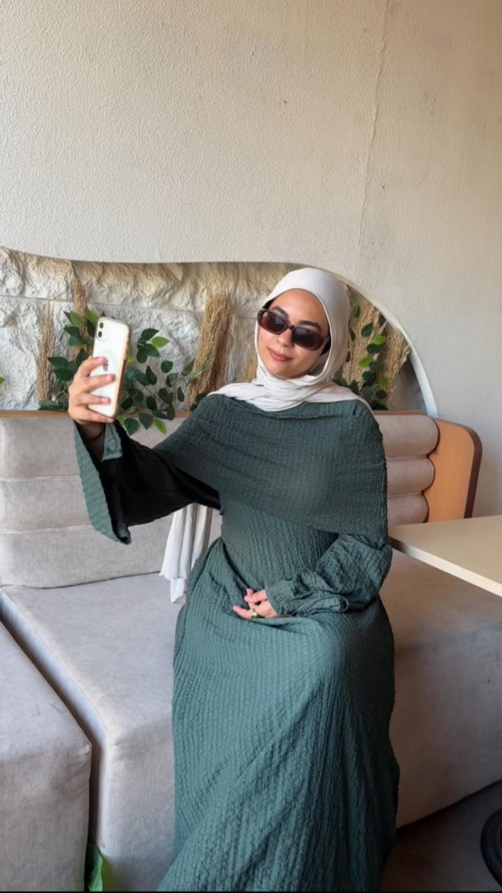 Naya Dress - Dark Green