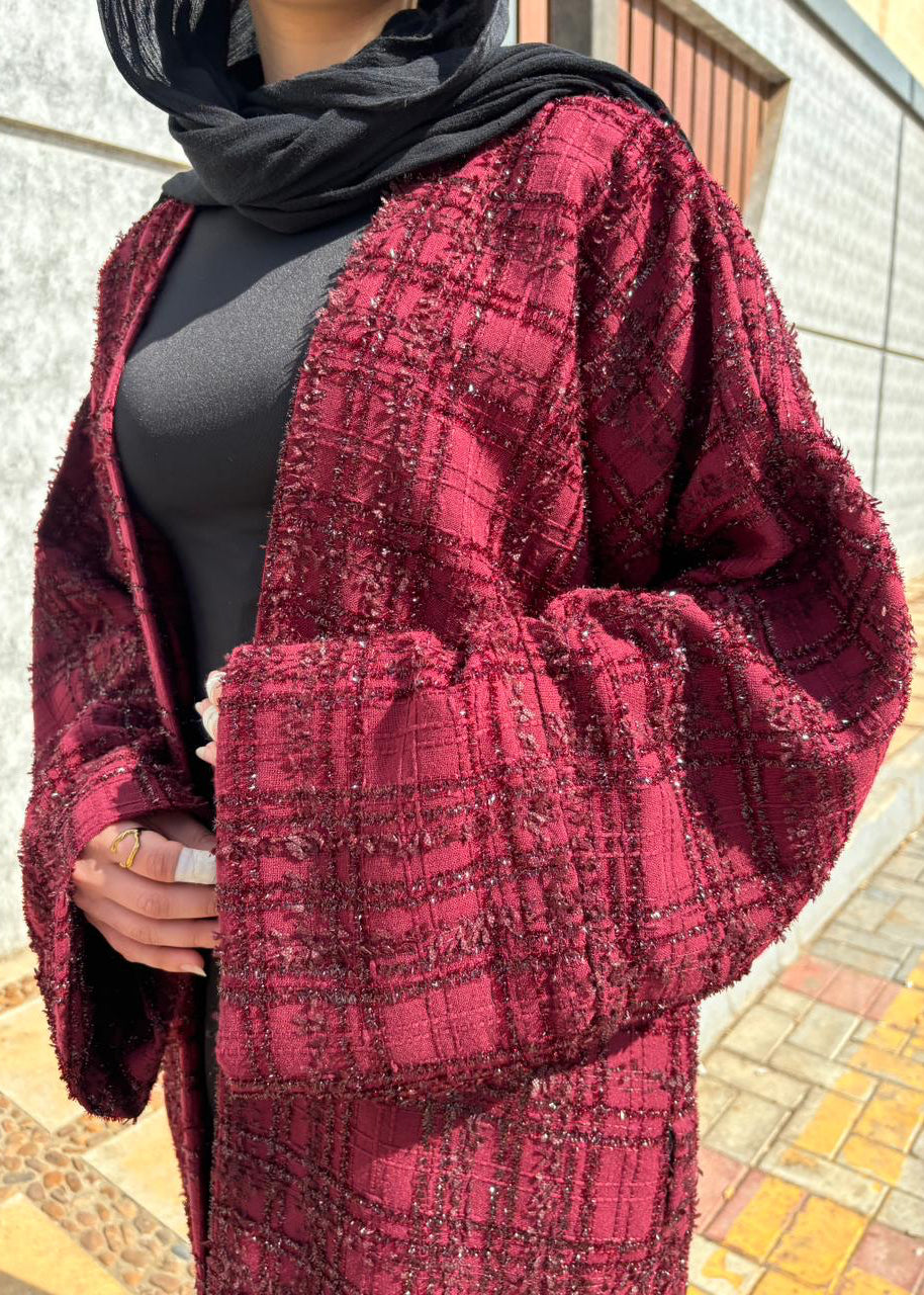 Burgundy Aura Kaftan