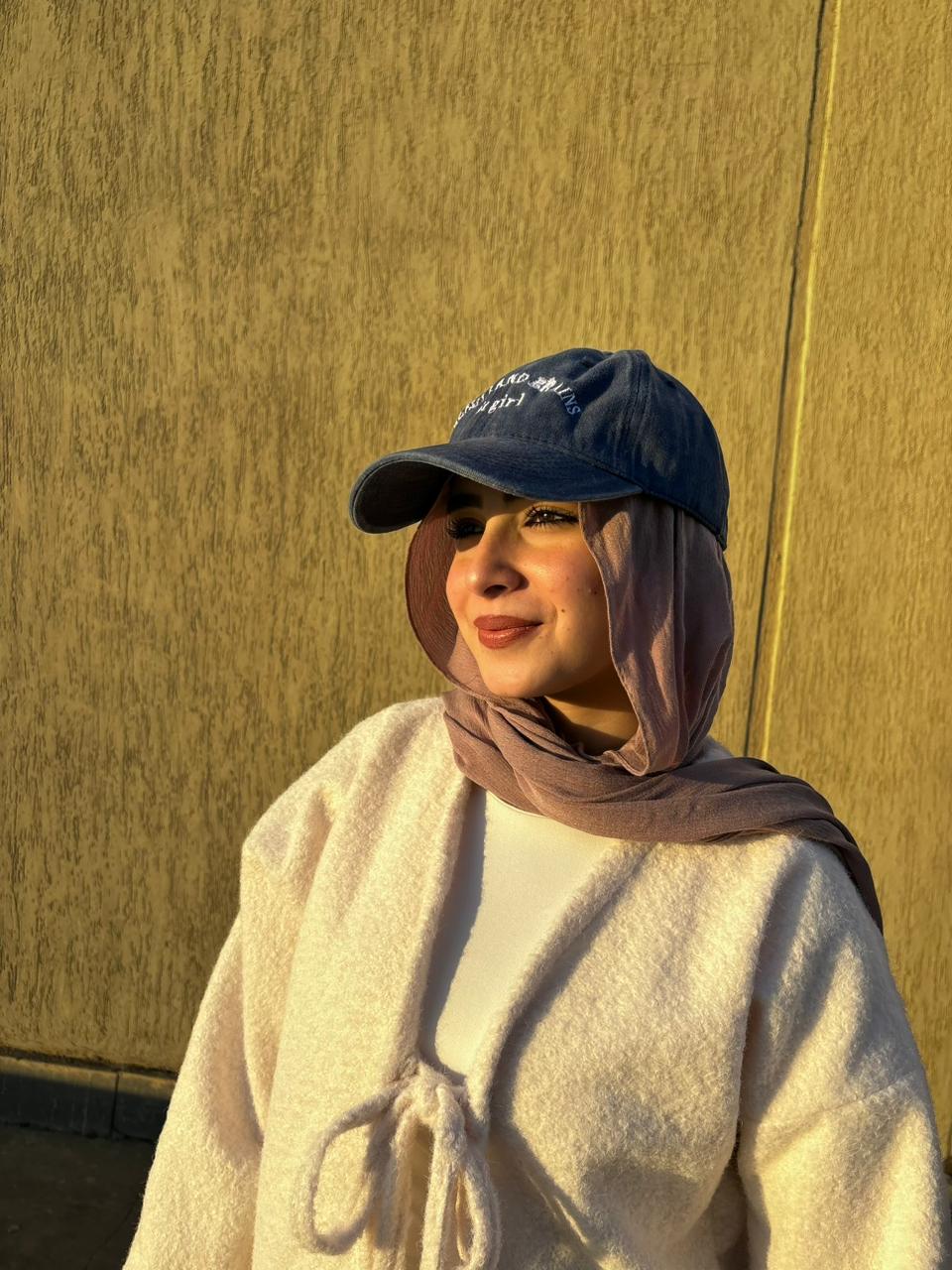 Beauty and brains Cap - Navy Blue