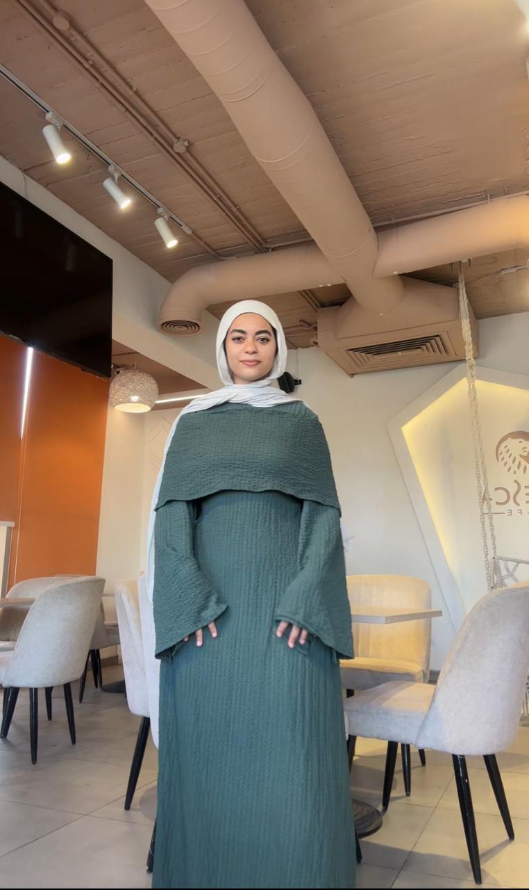 Naya Dress - Dark Green