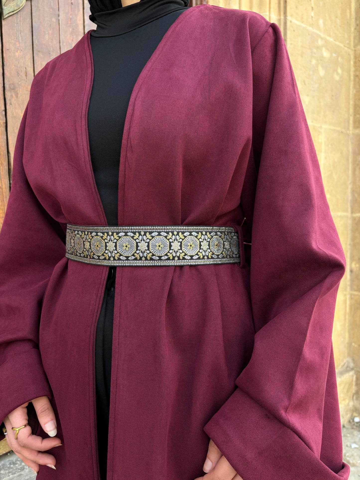 Burgundy Moonlight Kaftan