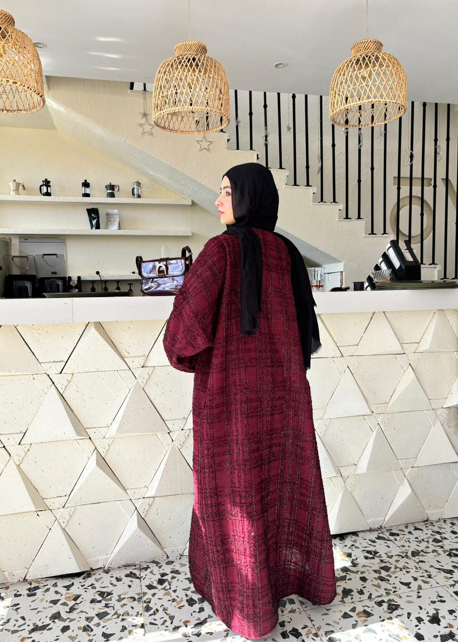 Burgundy Aura Kaftan