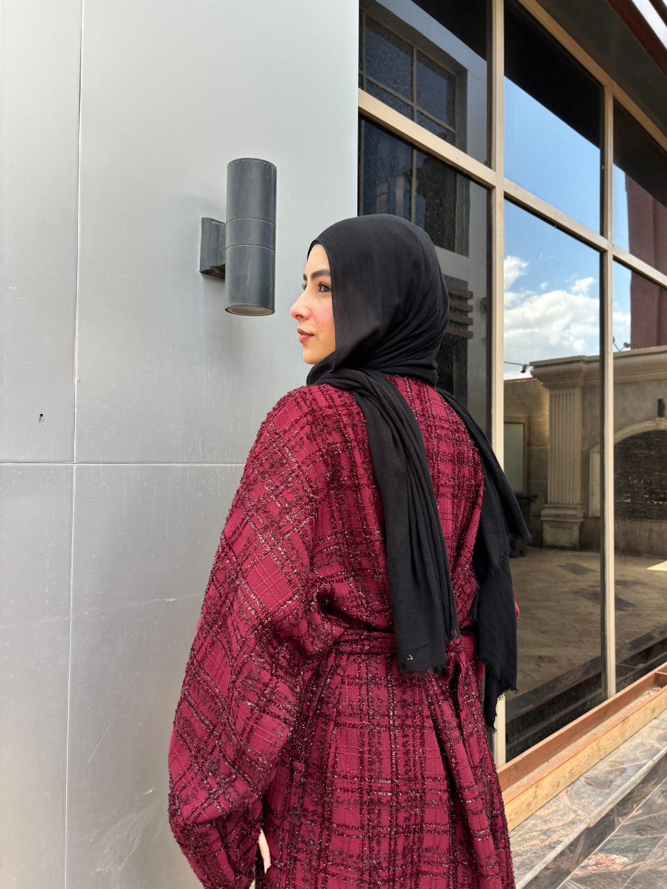 Burgundy Aura Kaftan