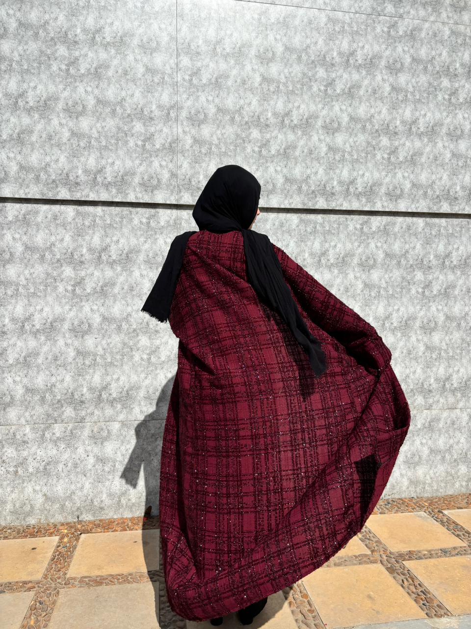 Burgundy Aura Kaftan