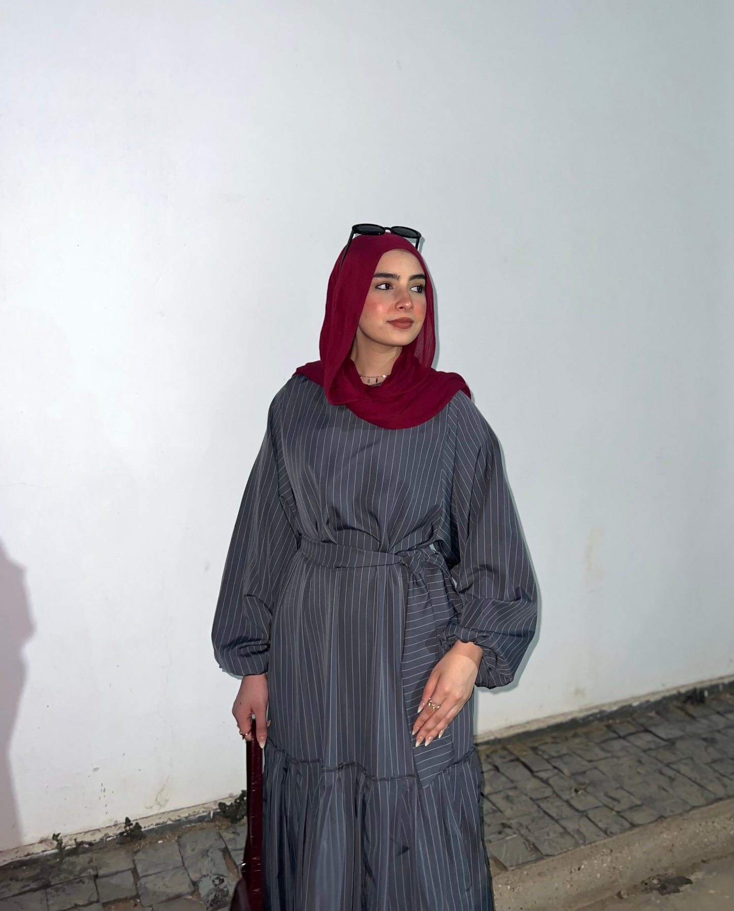Farida dress in grey