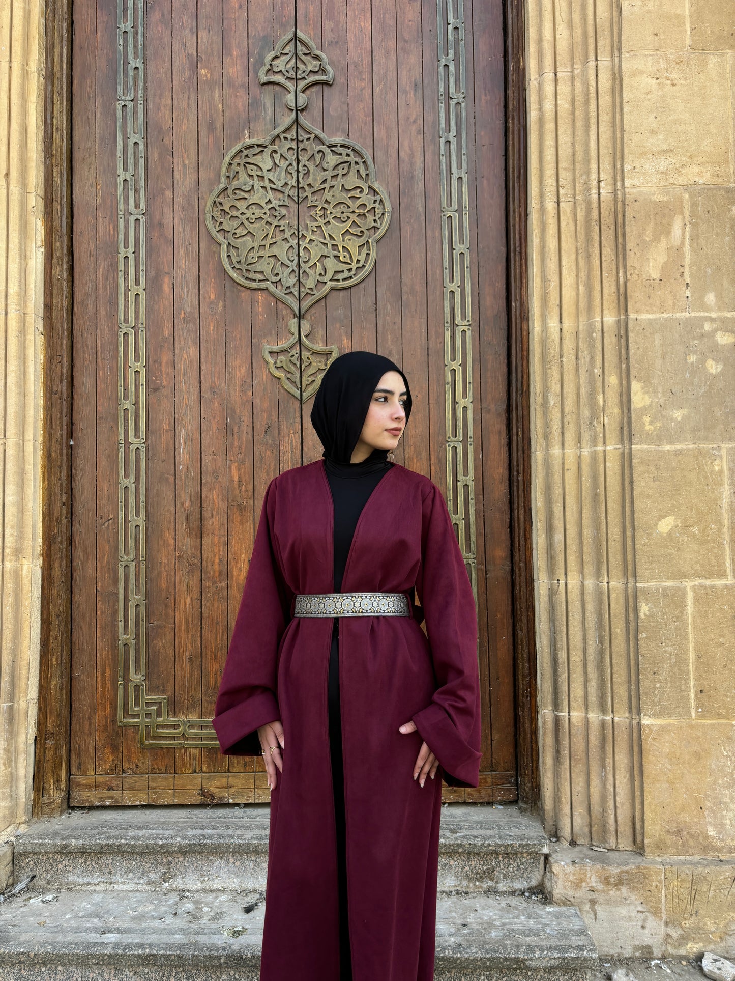 Burgundy Moonlight Kaftan