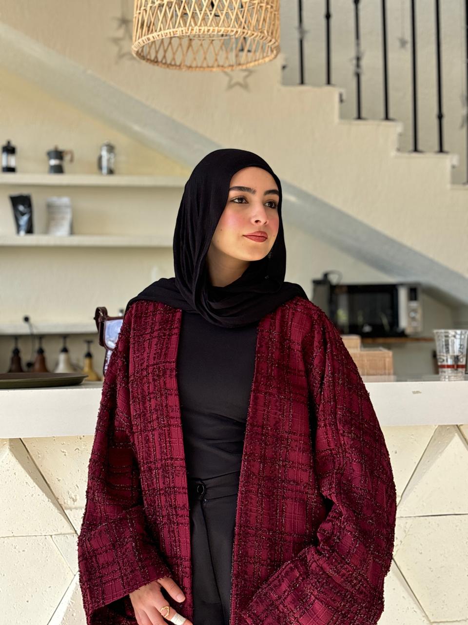 Burgundy Aura Kaftan