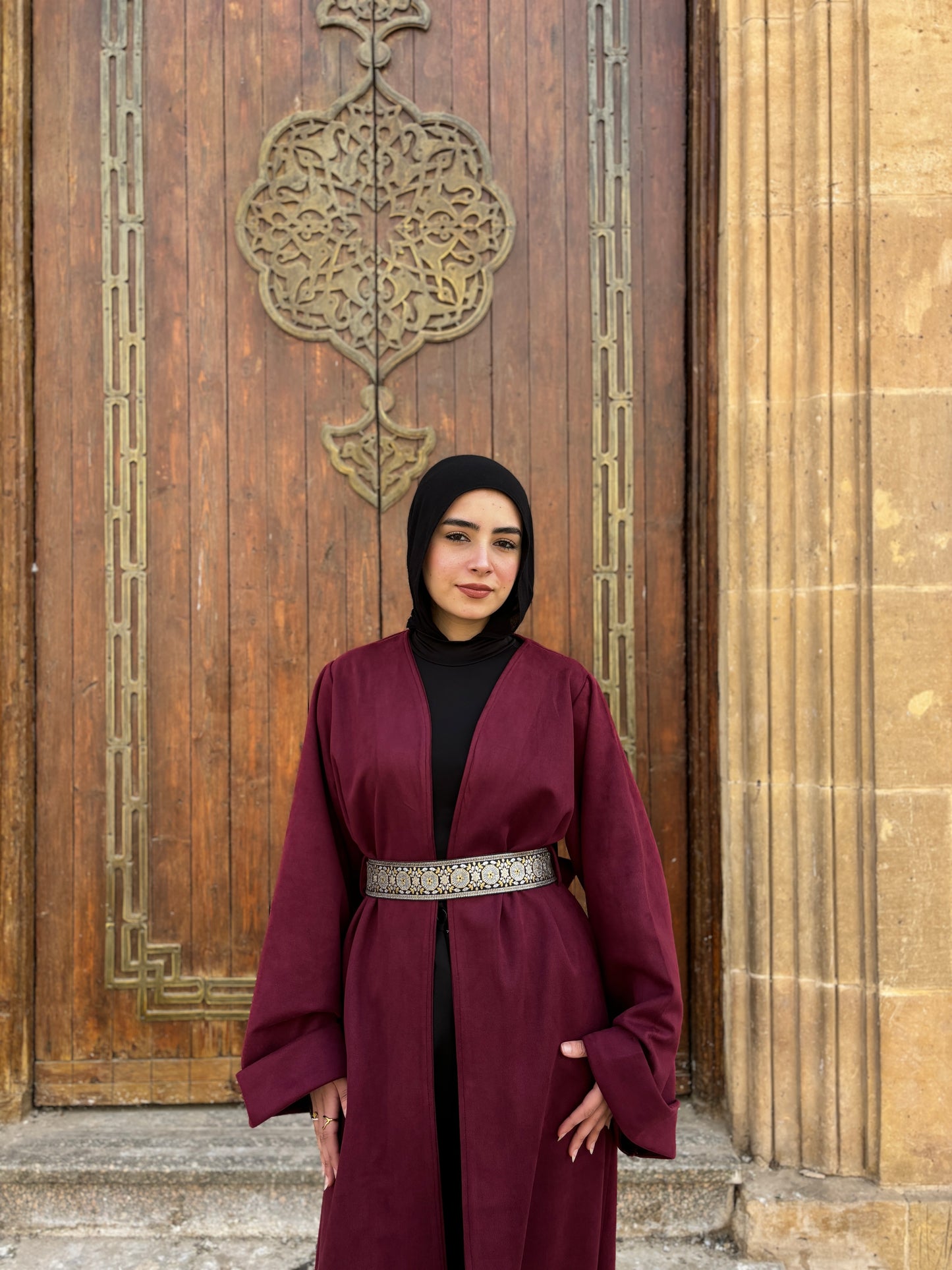 Burgundy Moonlight Kaftan