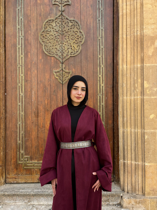 Burgundy Moonlight Kaftan