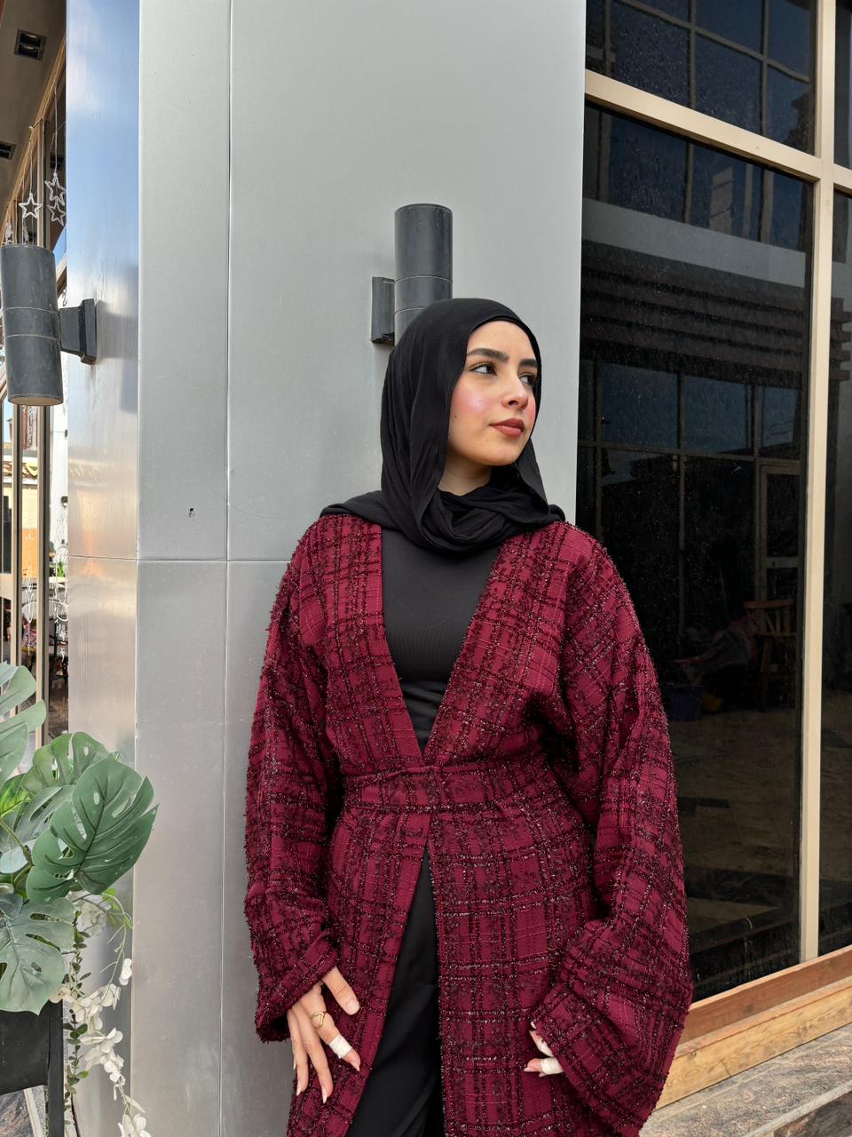 Burgundy Aura Kaftan