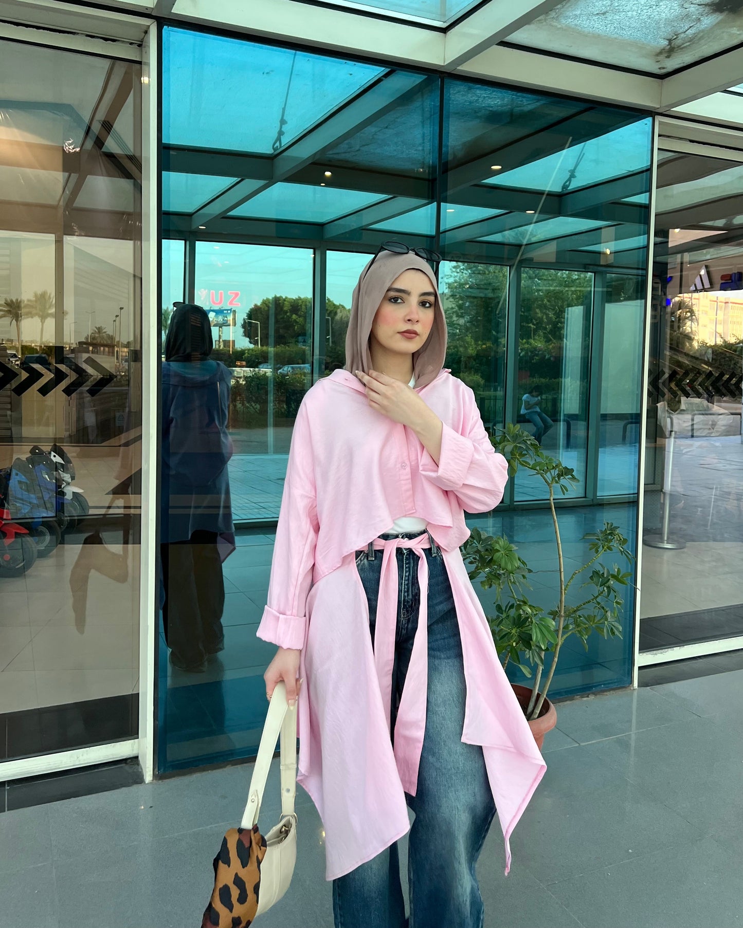 Chill wrap shirt in pink