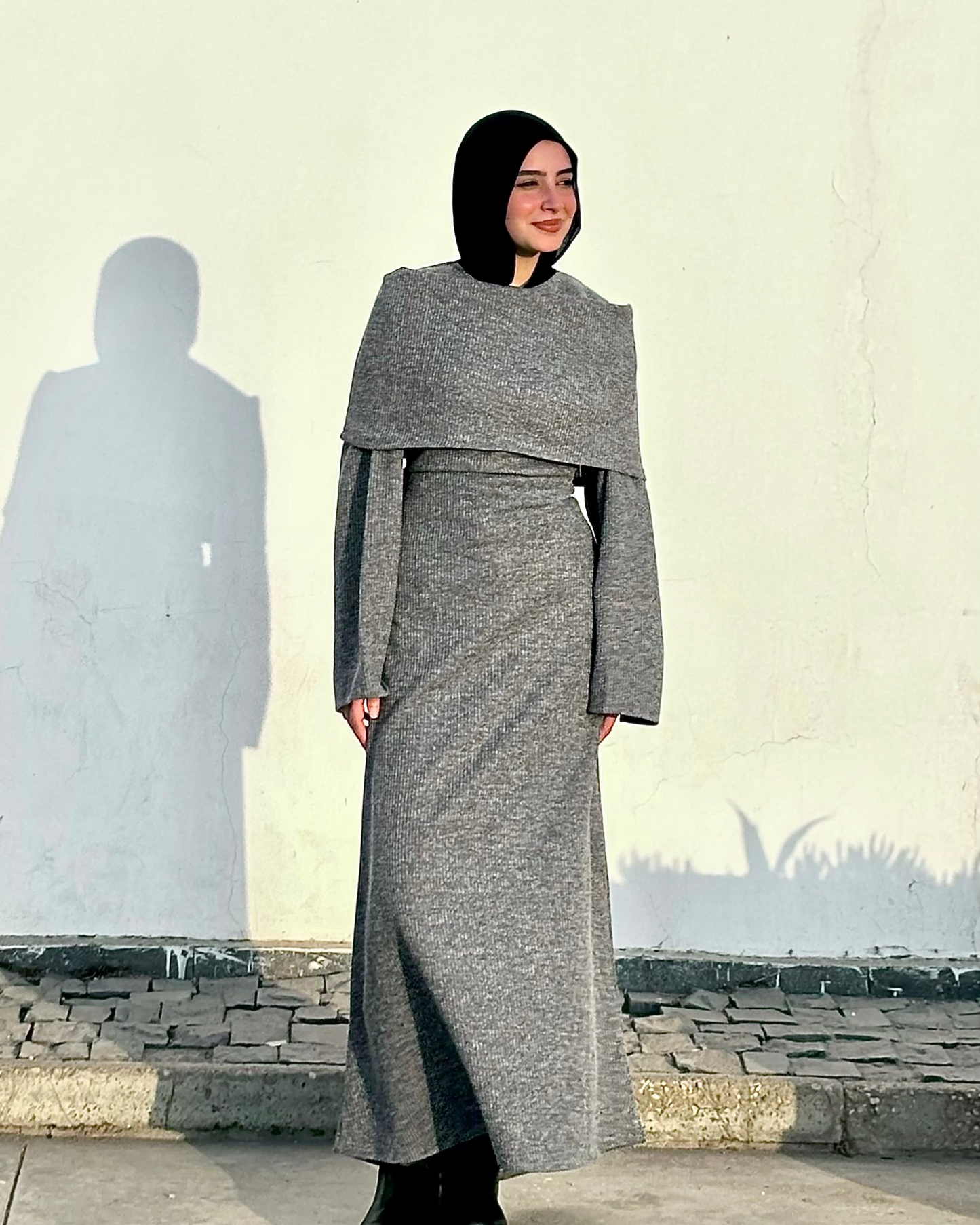 Naya Winter Edition Dress - Gray