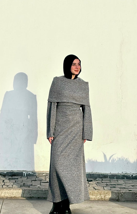 Naya Winter Edition Dress - Gray
