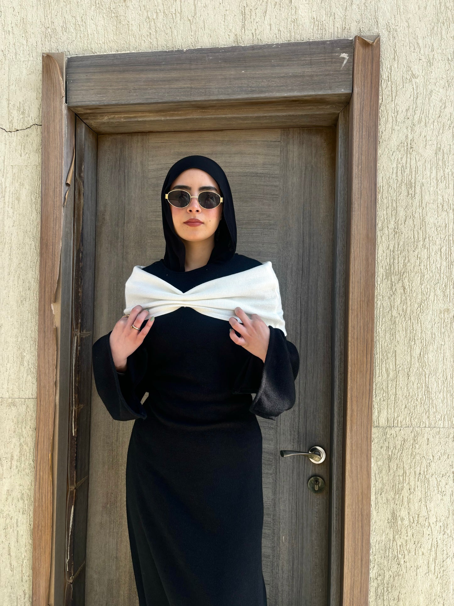 Feminine Noiré Dress in Black