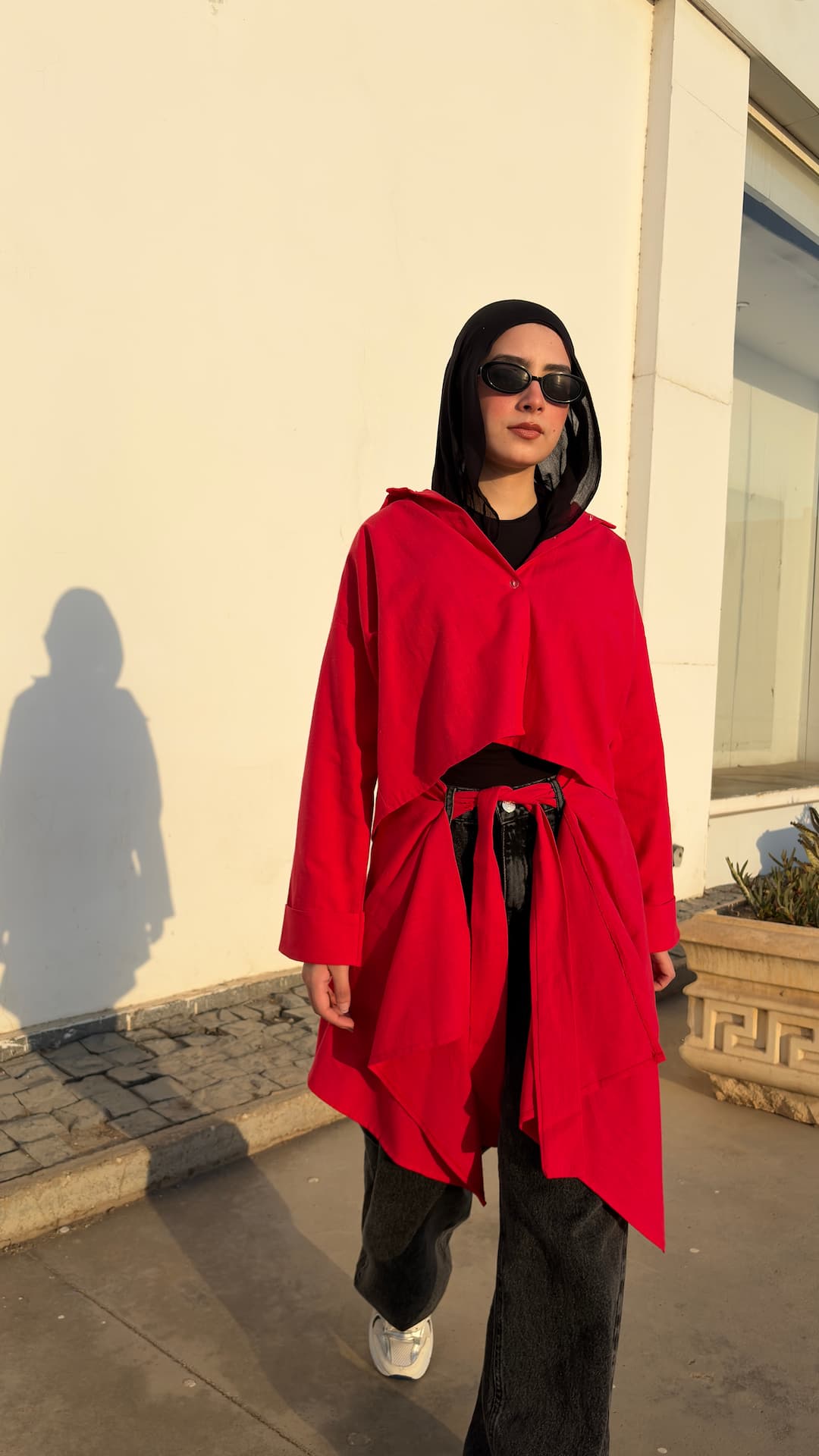 Chill wrap shirt in Red