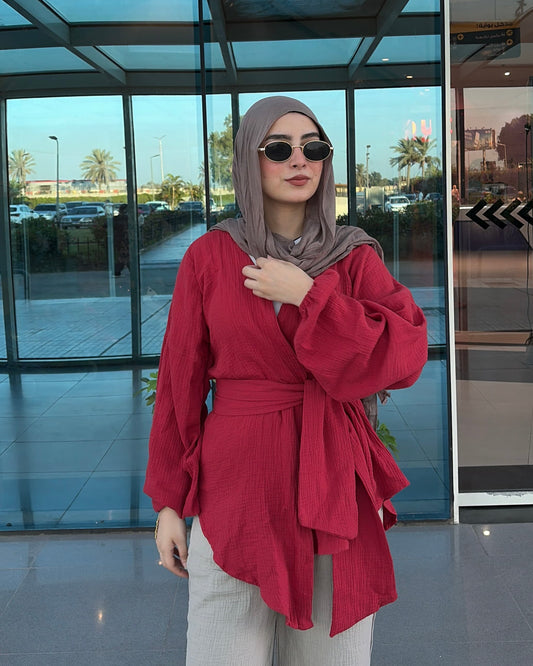 Belted Flow Blouse